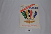 Vintage 1975 Indianapolis 500 Program-Excellent Co