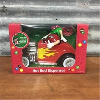 M & M hotrod dispenser new in box