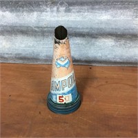 Ampol 50 tin oil bottle top