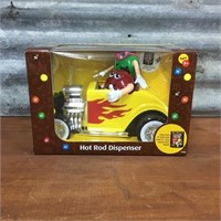 M & M hotrod dispenser new in box