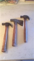 Three hammers