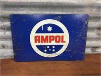 Original Ampol Rack sign