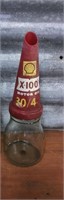 Genuine 500 ml oil bottles & Shell X-100 top
