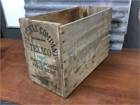 Texaco wooden box