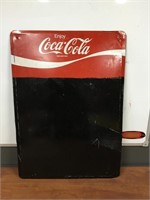 Coca Cola blackboard sign approx 70 x 50 cm