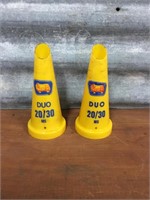 2 x Golden Fleece duo plastic tops