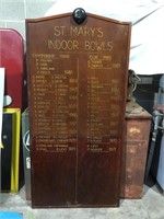 St Marys bowling club board