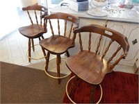 3 Bar Stools / Chairs
