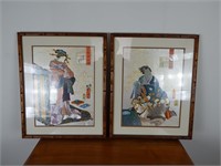 2 Frame Oriental works of Art