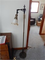 Antique Floor Lamp w/ Shade