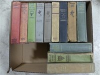 BOX: ASST. ZANE GREY HARDCOVER BOOKS