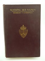 "NOTHING BUT NAMES" BY HERBERT F. GARDINER