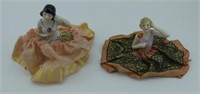 2.75" GERMANY 6010 & 2" UNMARKED PINCUSHION DOLL