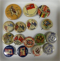 TRAY: APPROX. 15 BRITISH & OTHER BUTTONS