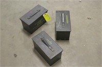 (3) Ammo Boxes