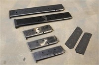 (2) Extended 1911, (3) Std 1911 Mags & Grips for