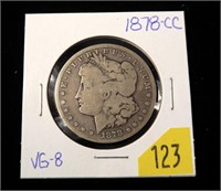 1878- CC Morgan dollar VG-8