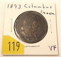 1893 World's Columbian Expo half dollar, VF-20