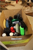 Estate-Box Of Car Wax, Cleaners Etc