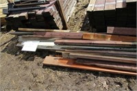 Estate-Various Lumber & 4 T-Bar Posts