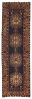 HAND-TIED PERSIAN KAZAK WOOL RUNNER, 9'4" x 3'3"