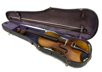 (3) GERMAN REPRODUCTION STRADIVARIUS VIOLIN, CASE