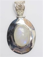 Silver Moonstone Pendant