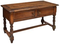 FRENCH WALNUT WRITING DESK, 18TH C./19THC