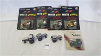 Bag Of 1:64 White Tractors