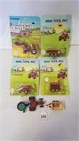 Bag Of 1:64 Hesston Tractors & Implements