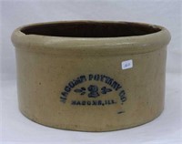 Macomb Pottery Co. Salt Glaze 2 Gal low crock