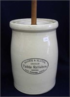 Red Wing 1 Gal butter churn w/"Mannig & Slater