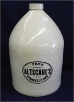 2 Gal jug w/ "Altschul's, Springfield, Ohio" adv