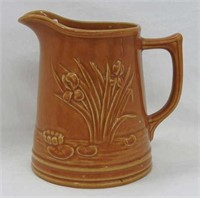 Red Wing Iris 7 1/2" brown pitcher