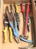 Tinsnips, basin wrench