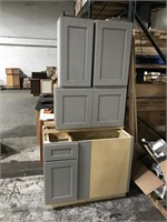 Dove Gray Cabinet Lot