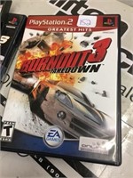 PS2 Burnout 3 takedown game