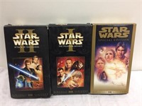 3 Star wars VHS