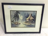 9x11 Framed print A. Abu