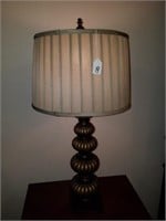 Decorator Lamp w/ Silver Shade