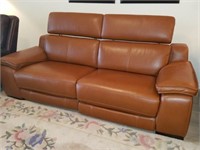Contemporary Sofa w/ Electric Dual Recliners