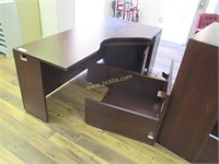 3 Drawer Corner Desk with Hutch