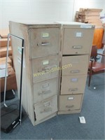 (2) 4 Drawer Standard File Cabinets