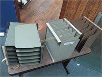 (5) Metal Paper Organizers