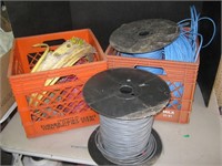 2 Crates of  Assorted Wire