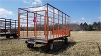 Steel basket wagon