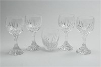 Baccarat Crystal "Massena" Wine & Rocks Glasses, 5