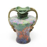 Royal Bonn Ruysdael Vase, Art Nouveau Ceramic