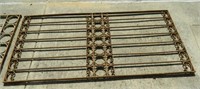 Egyptian Wrought Iron Fence Panel.
