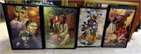 Framed Native American Motif Puzzles.
